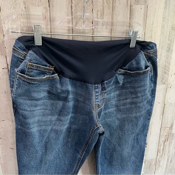 Time And Tru Skinny Maternity Jeans Full Panel - Picture 2 of 4